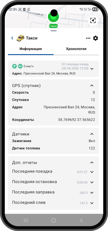 Информационные блоки на Android